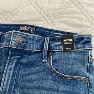 simone high rise super skinny abercrombie & fitch jeans